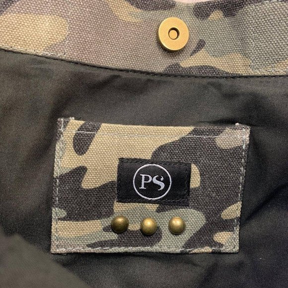 NEW Pretty Simply Zoey Canvas Crossbody Tote Bag - Picture 6 of 9